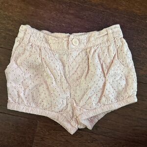 GAP Kids Pink Eyelet Shorts